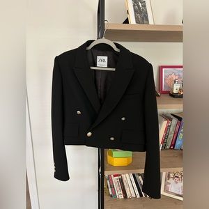Zara cropped blazer